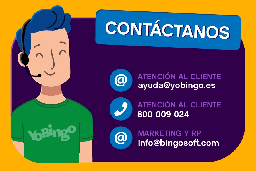 Contacta a YoBingo