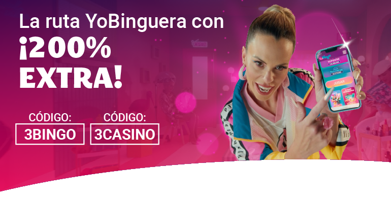 3º Depósito en YoBingo con Extra en Bonos