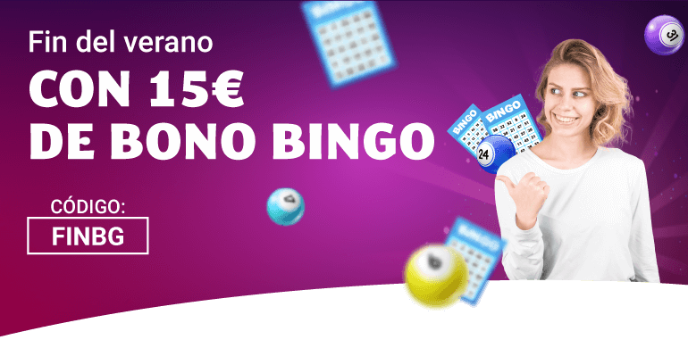15€ de Bono Bingo en YoBingo