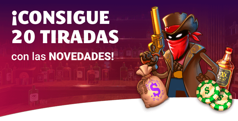 Consigue 20 Tiradas Gratis con las novedades