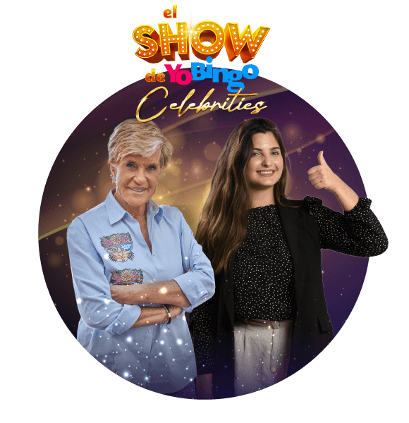 Chelo García-Cortés y Babi en el Show de YoBingo Celebrities