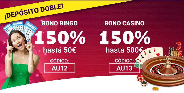 Doble de Bonos en Agosto para YoBingo
