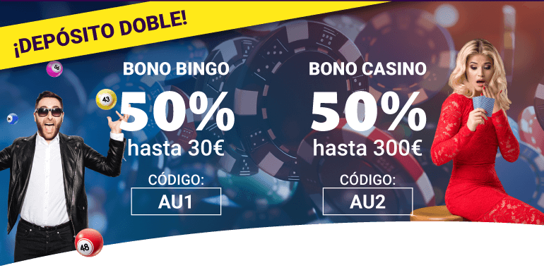 El doble de bonos para agosto en YoBingo