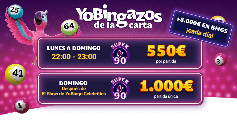 YoBingazos de la carta