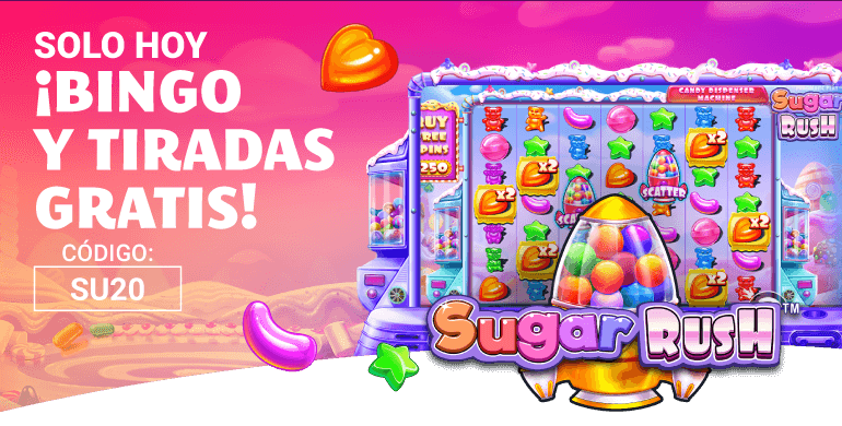 Lunes con azúcar, bono bingo y tiradas gratis en YoBingo