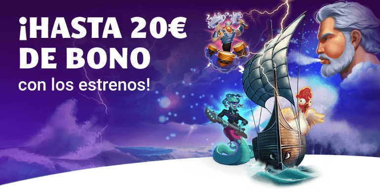 Nuevas slots - YoBingo.es - Consigue hasta 20€ de bono