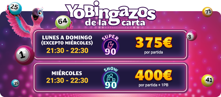 YoBingazos de la carta