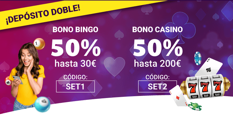 50% Extra en Bonos para Septiembre en YoBingo