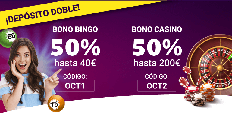 Doble de Bonos en YoBingo