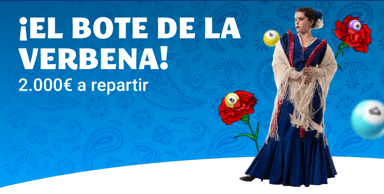 Verbena en YoBingo ¡2.000€ en bono bingo!