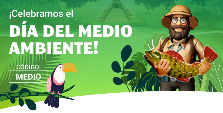 Medioambiente en YoBingo, extra en bono bingo y tiradas gratis